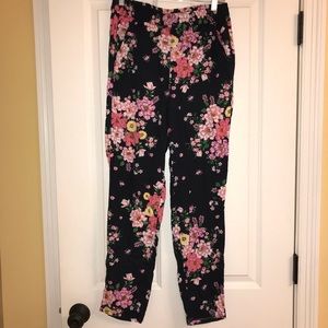 •NWT• H&M FLORAL PANTS